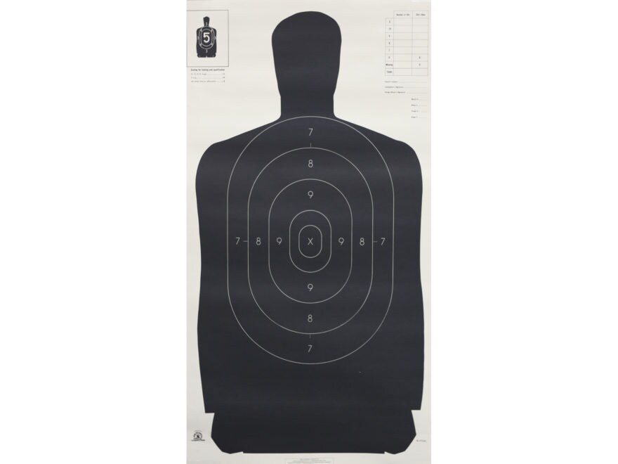 nra silhouette target sizes